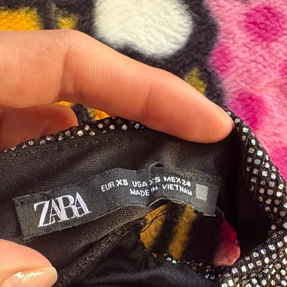 Zara Black Glitter Dress